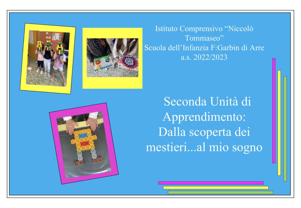 Infanzia Arre - Seconda Unità di Apprendimento 2022/2023